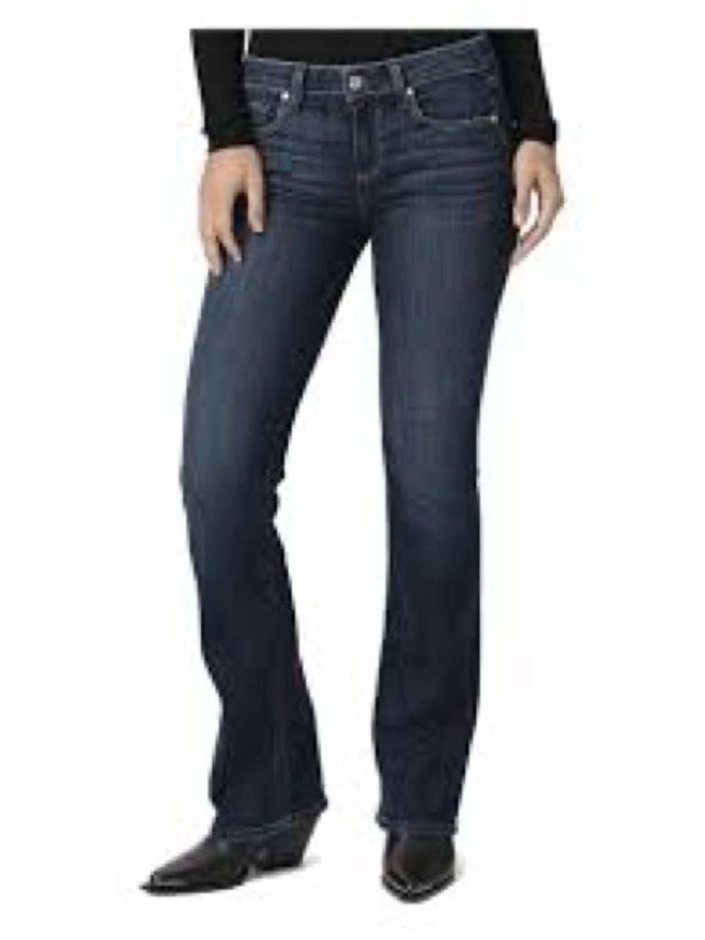 PAIGE Dark Indigo Bootcut Jeans980